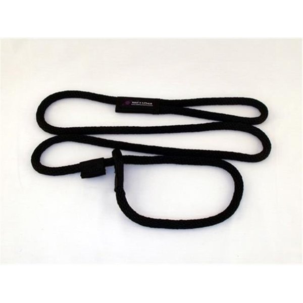 Soft Lines Soft Lines P20810BLACK Dog Slip Leash 0.5 In. Diameter By 10 Ft. - Black P20810BLACK